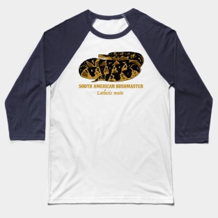 South American Bushmaster, Lachesis muta Baseball T-Shirt